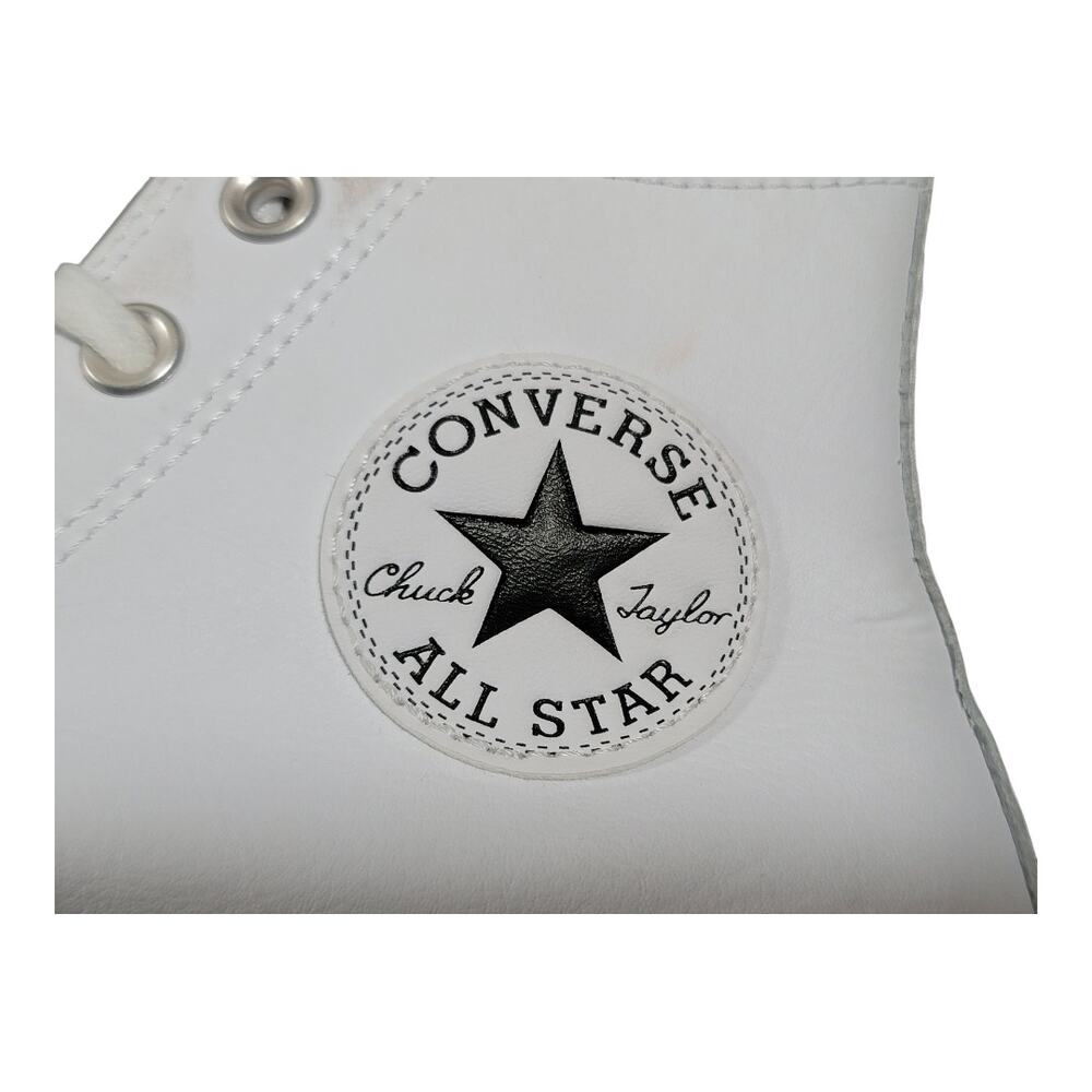 Converse All Star Chuck Taylor Platform High Top Leather Sneakers Women's 7.5 US - Picture 10 of 14